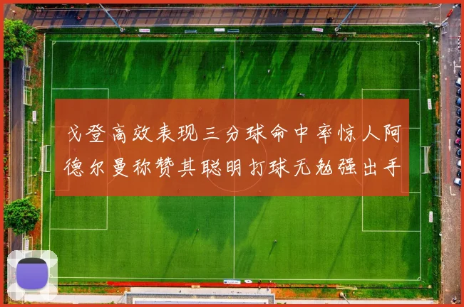 戈登高效表现三分球命中率惊人阿德尔曼称赞其聪明打球无勉强出手